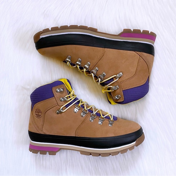 Timberland Women’s Euro Hiker Waterproof Boots In Wheat - Picture 6 of 7